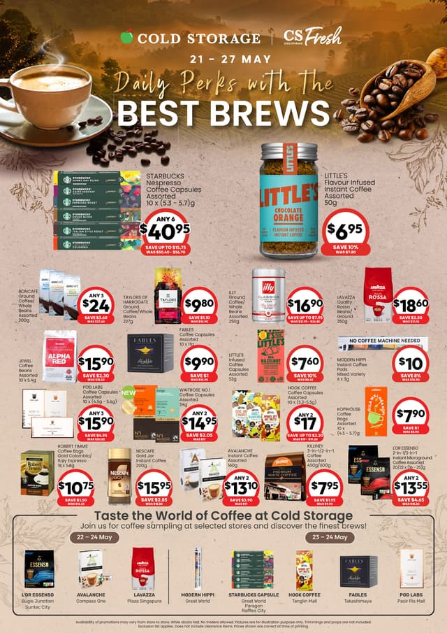 Daily Perks With The Best Brews (Till 27 May)