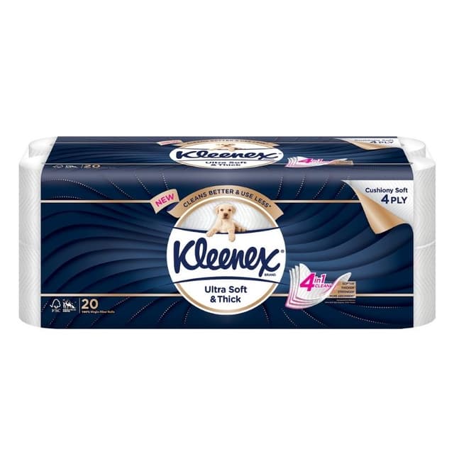 Kleenex 4ply Soft&Thick Regular 20X180s