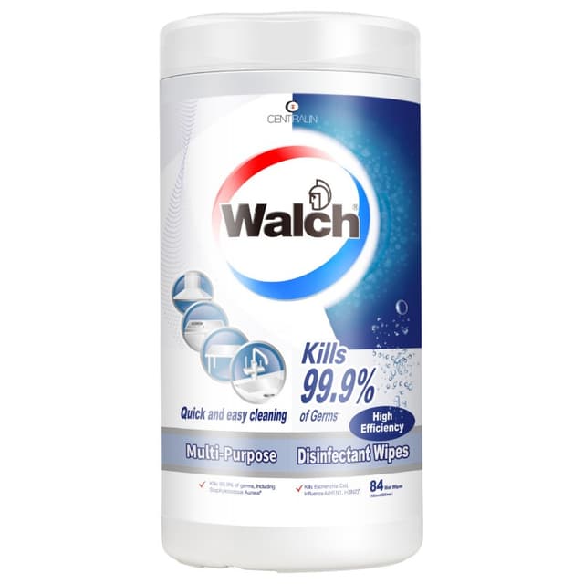 Walch Multi-purpose Disinfectant Wipes 84s