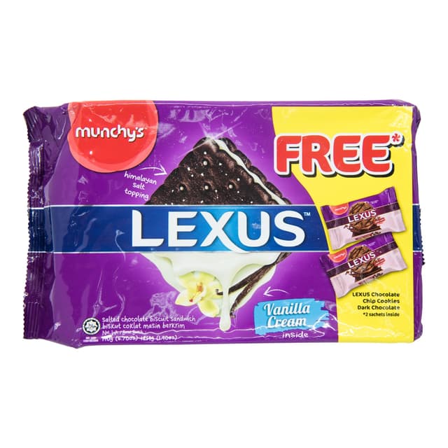Munchy's Lexus Salted Vanilla Sandwch 190G