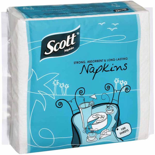 Scott Paper Napkin 100s