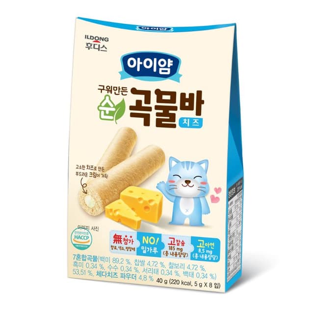 Ildong Grain Bar Cheese 8s 40G
