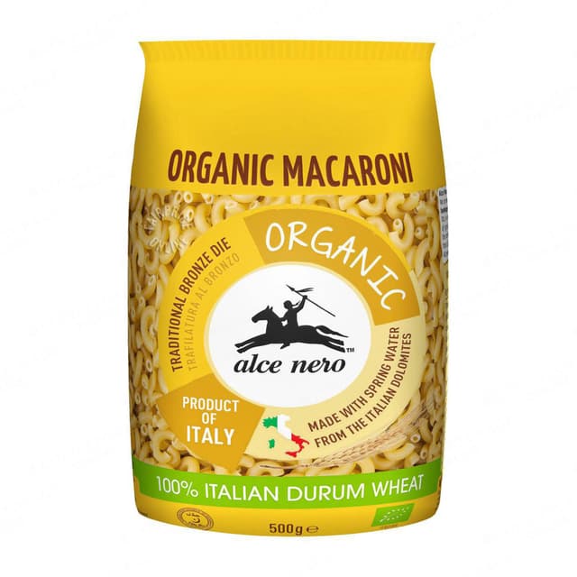 Alce Nero Organic Durum Macaroni 500g