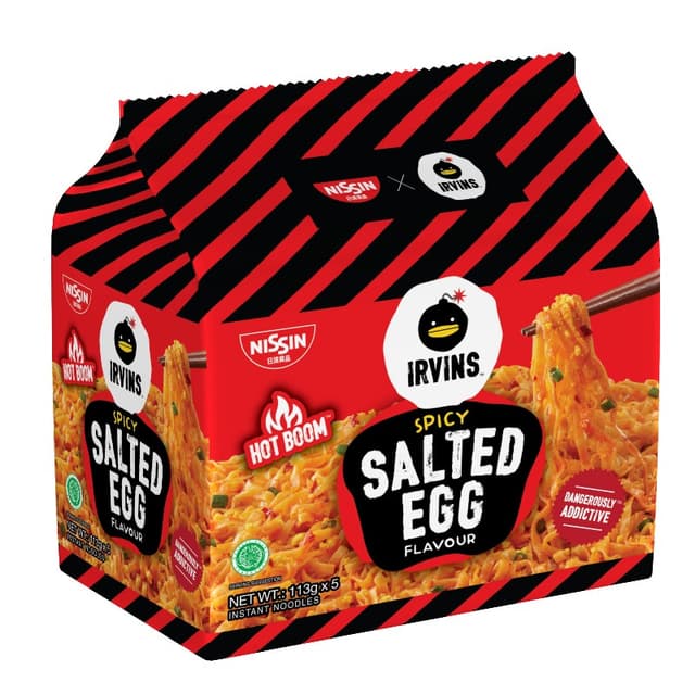 Nissin Spicy Salted Egg Noodles 5X113G