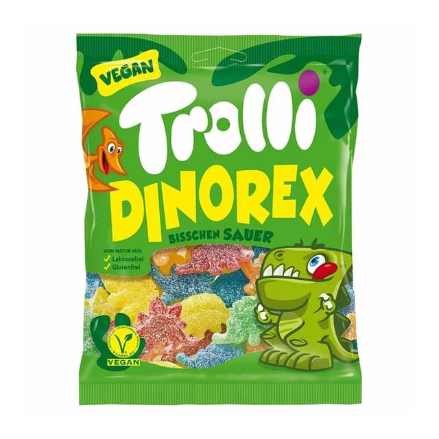Trolli Vegan Dino Rex Gummy Candy 150g