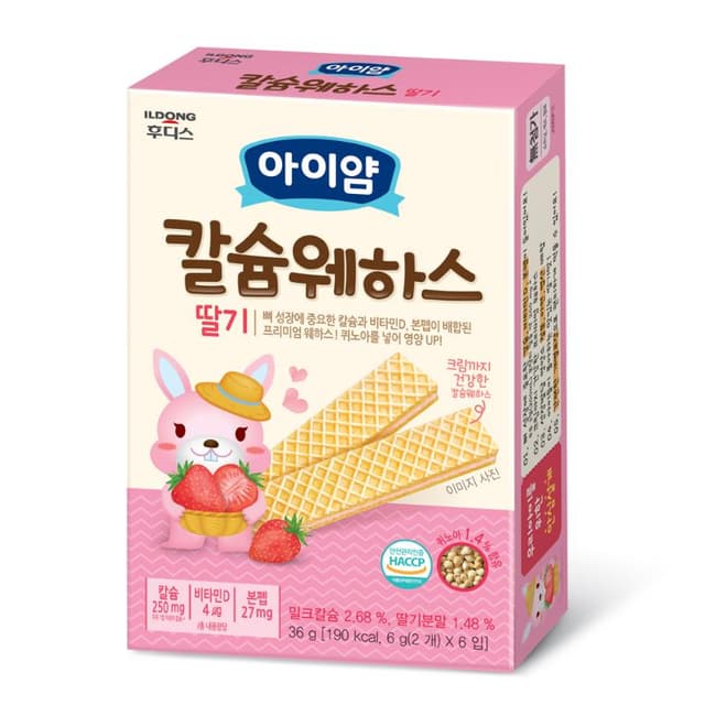Ildong Colostrom Wafer Strawberry 36G