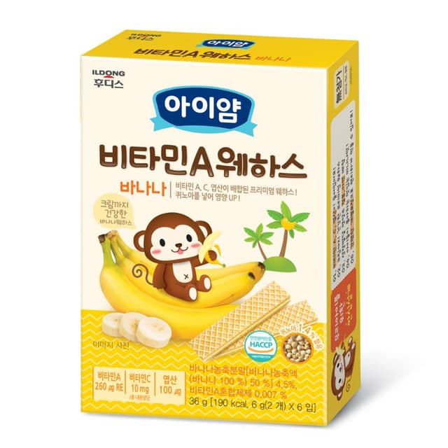 Ildong Colostrom Wafer Banana 36G