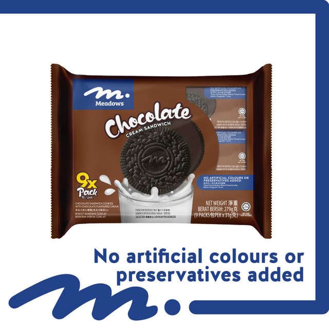 Meadows Chocolate Cookies Tray 279g