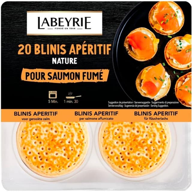 Labeyrie Gourmet 16 Mini Blini 168g