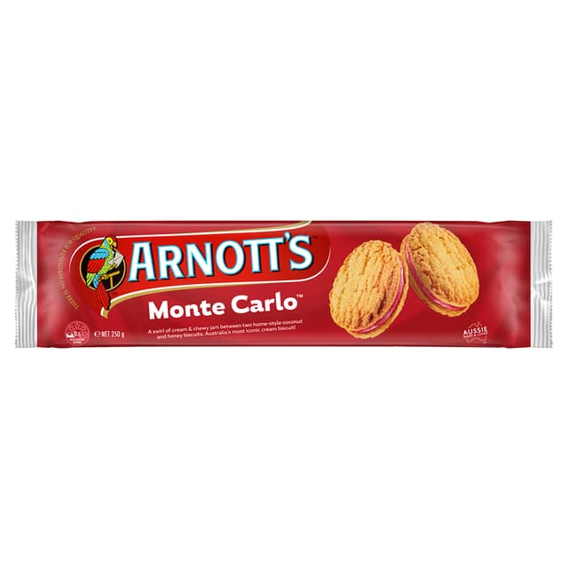Arnott's Monte Carlo Biscuits Original, 250g
