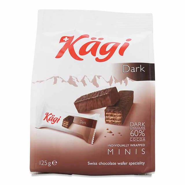 Kagi Dark Mini Wafer, 125g