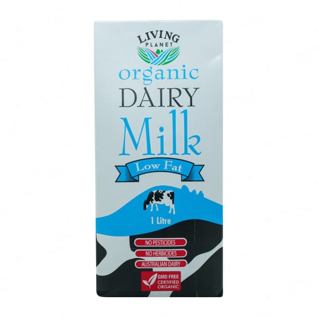 Living Planet Organic Low Fat UHT Milk 1L