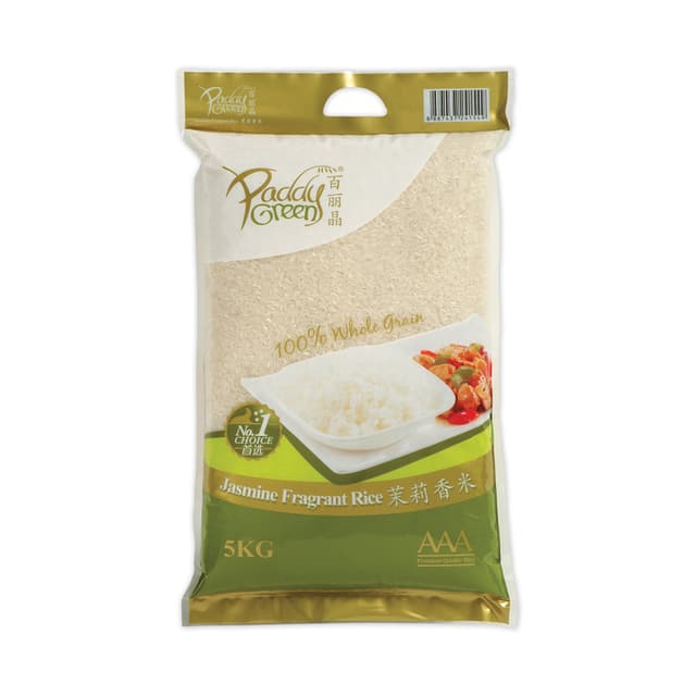 Paddygreen Jasmine Fragrant Rice 5kg