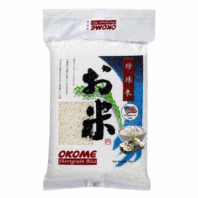 Okome Short Grain Rice 1kg