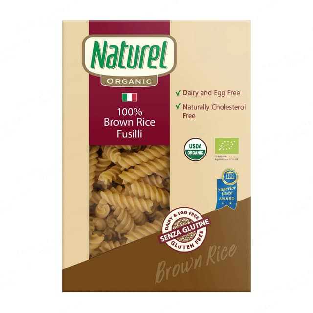 Naturel Organic Brown Rice Fusilli 250g
