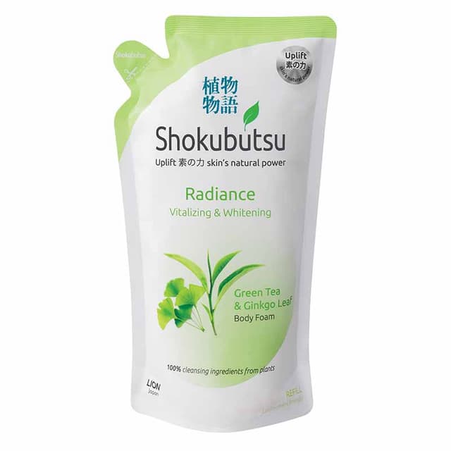 Shokubutsu Bodywash Refill Radiance Vital & Whitening, 600ml