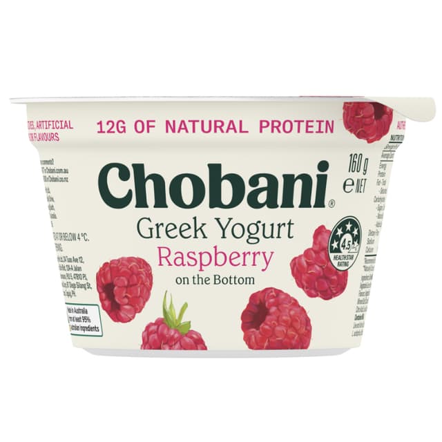 Chobani Raspberry Greek Yoghurt 160g