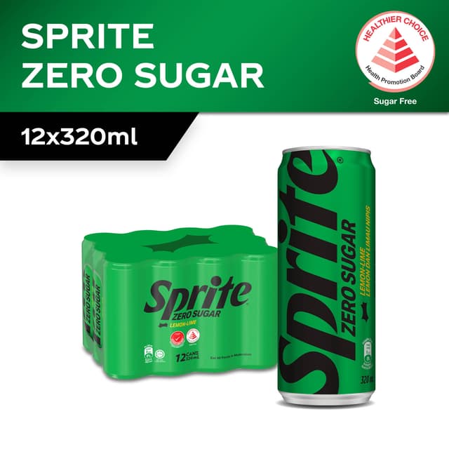 Sprite Zero Can 12 x 320ml