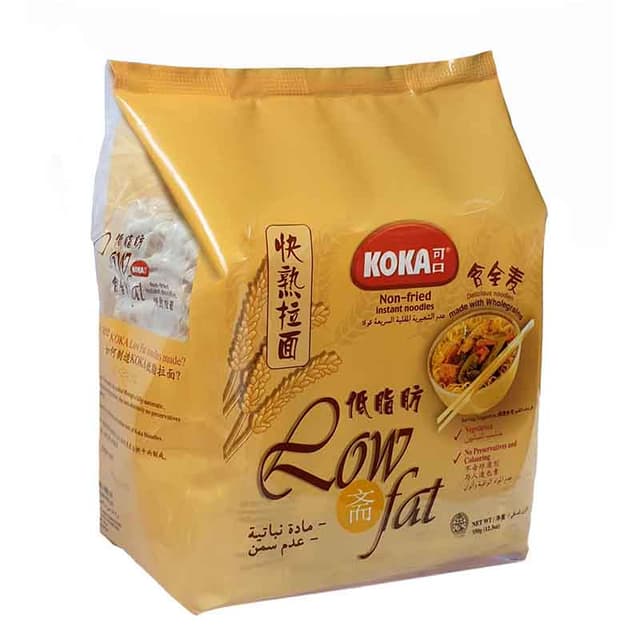 Koka Non Fried Plain Noodles 350g