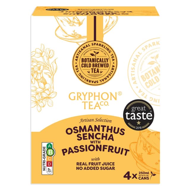 Gryphon Osmanthus Sencha With Passionfruit 4 x 250ml