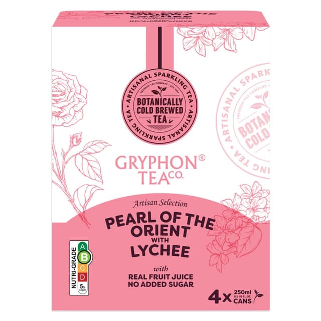 Gryhon Pearl Of Orient With Lychee 4 x 250ml