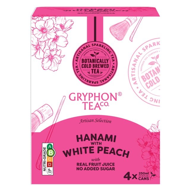 Gryphon Hanami With White Peach 4 x 250ml
