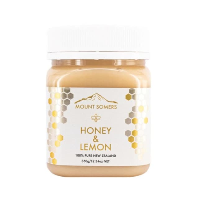 Mt Somers Flavoured Honey Lemon, 350g