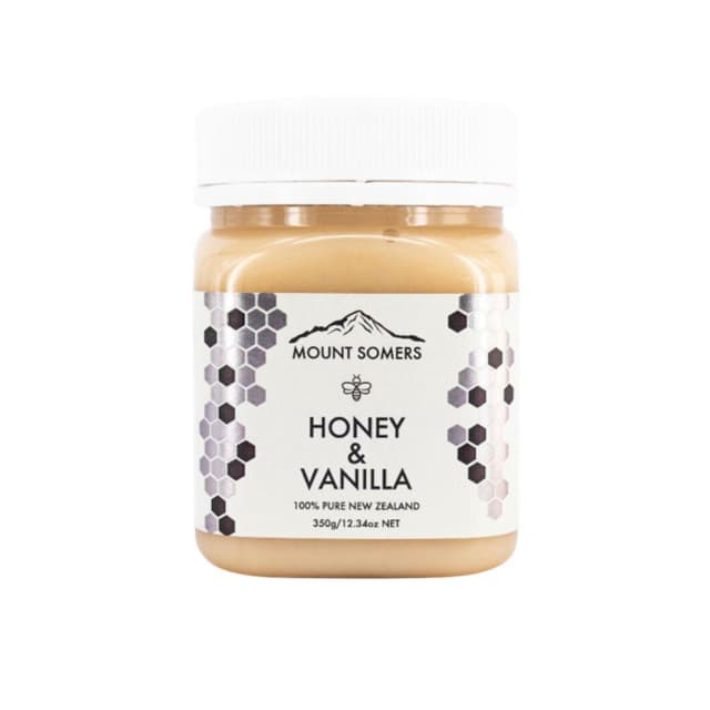 Mt Somers Flavoured Honey Vanilla, 350g