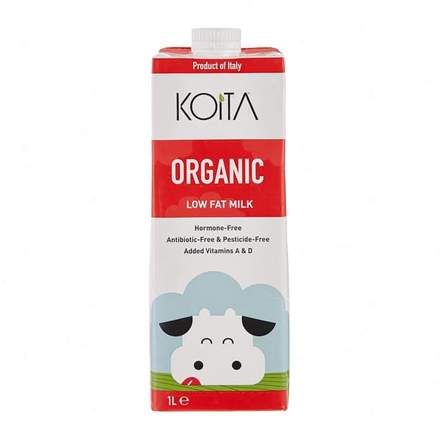 Koita Organic Low Fat Milk 1L