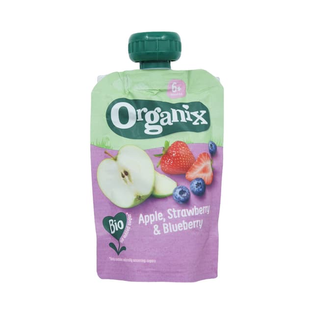 Organix Apple Strawberry Blueberry