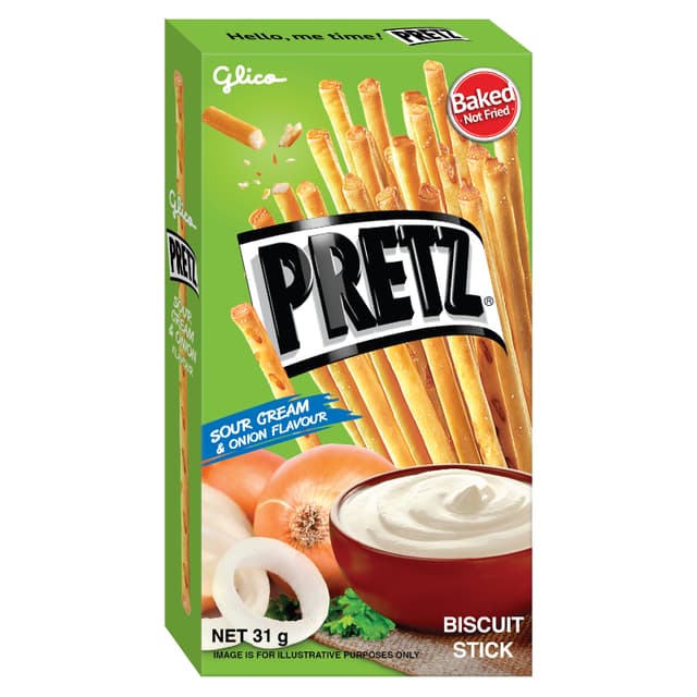 Glico Pretz Sour Cream & Onion 31g
