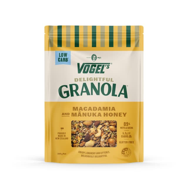 Vogel'S Granola Macadamia & Manuka Honey, 360g
