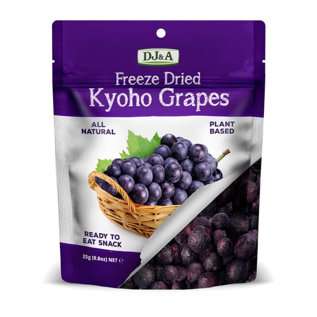 DJ&A Freeze Dried Kyoho Grapes 25g