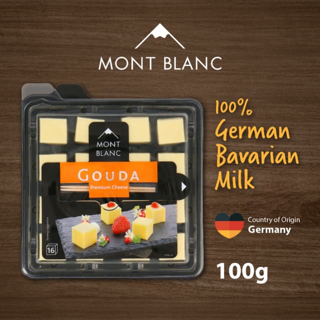 Mont Blanc Gouda Cheese, 100g