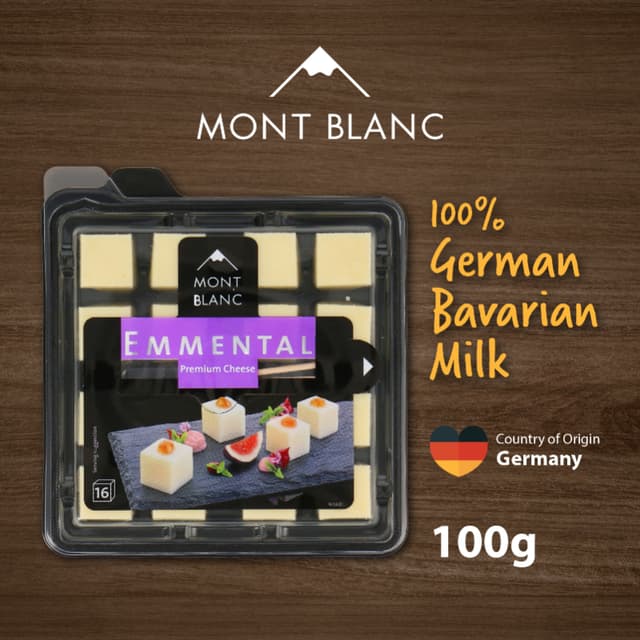 Mont Blanc Emmental Cheese, 100g