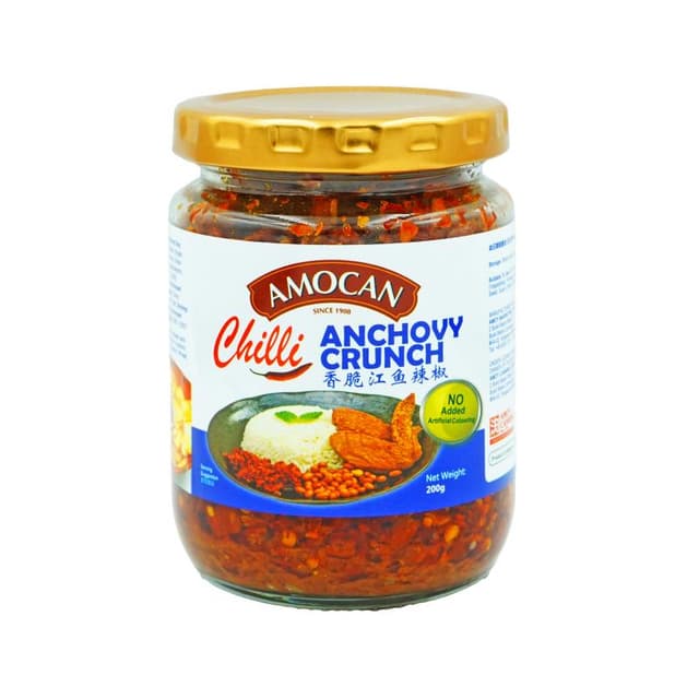Amocan Chilli Anchovy Crunch 200g