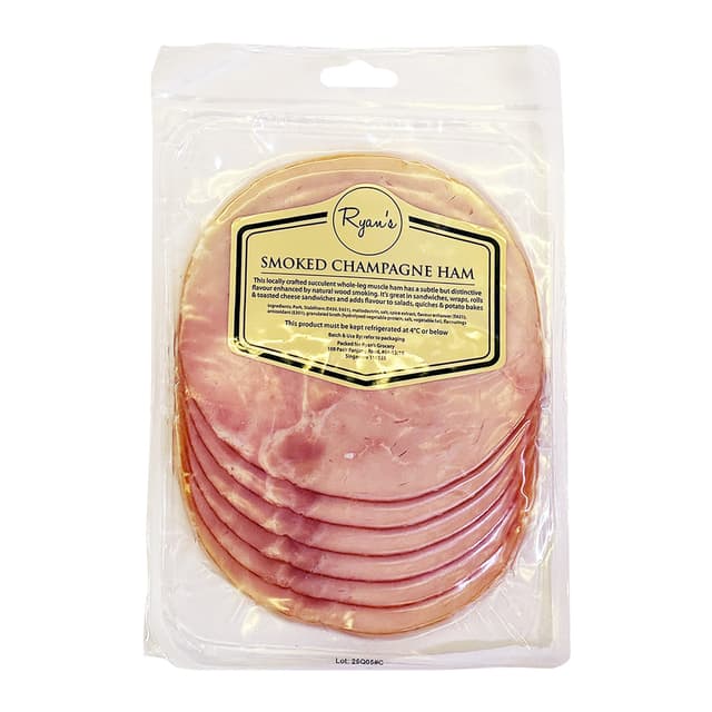 Ryan's Champagne Smoked Ham 180g
