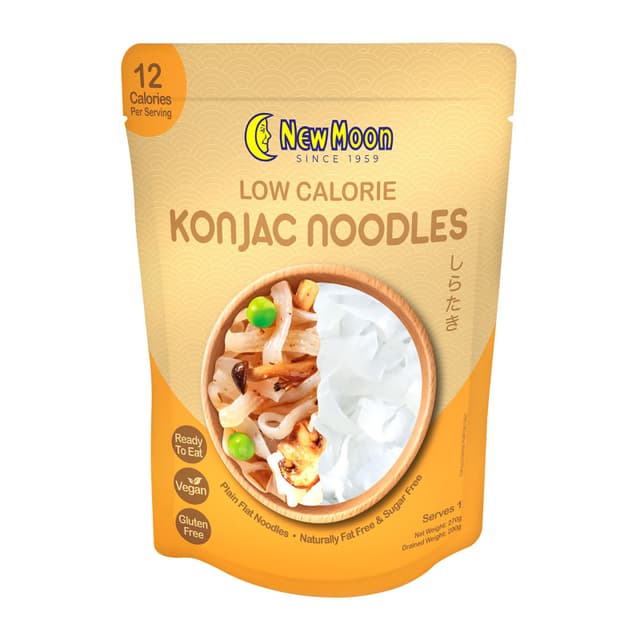 New Moon Low Calorie Konjac Flat Noodles 270g