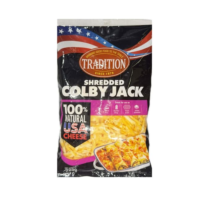 Tradition Shredded Colby Jack 225g