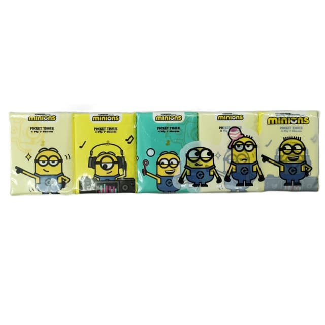 Minions Pk Tissue 4Ply 7 Sheets