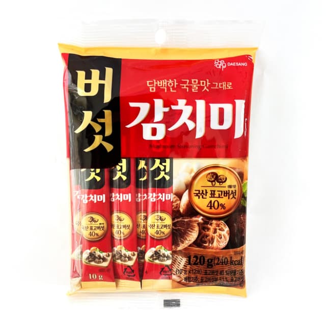 Daesang Instant Soup Stock Mushroom Gamchimi 120g