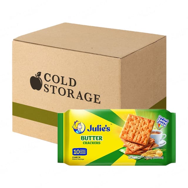 Julie's Butter Crackers 24x250g