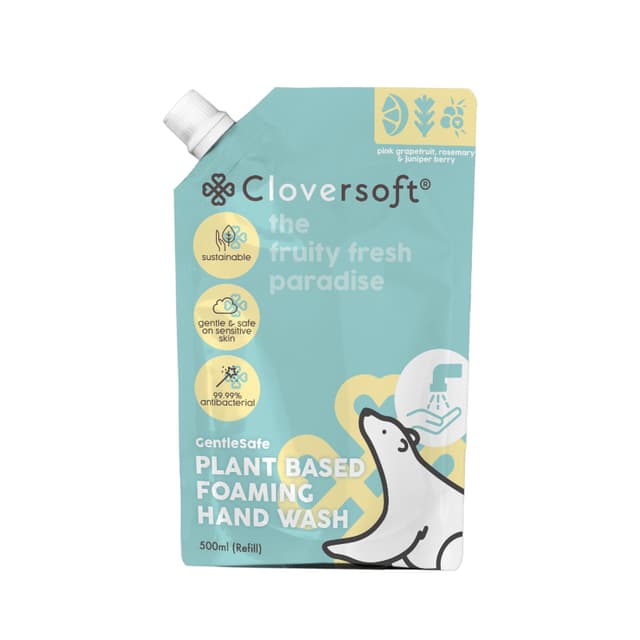 Cloversoft Fruity Ffresh Paradise Plant Based Foaming Hand Wash Refill 500ml