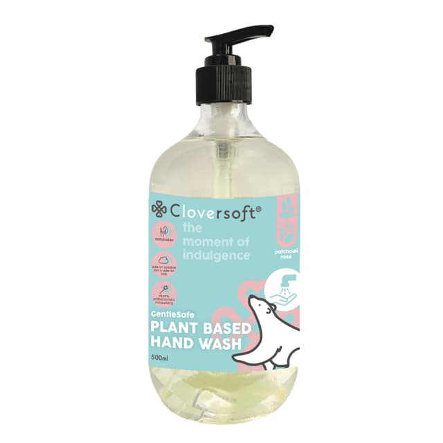 Cloversoft Plant-Based Hand Wash Patchouli & Rose 500ml