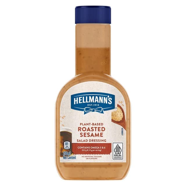 Hellmann's Plant Based Roasted Sesame Dressing, 250ml
