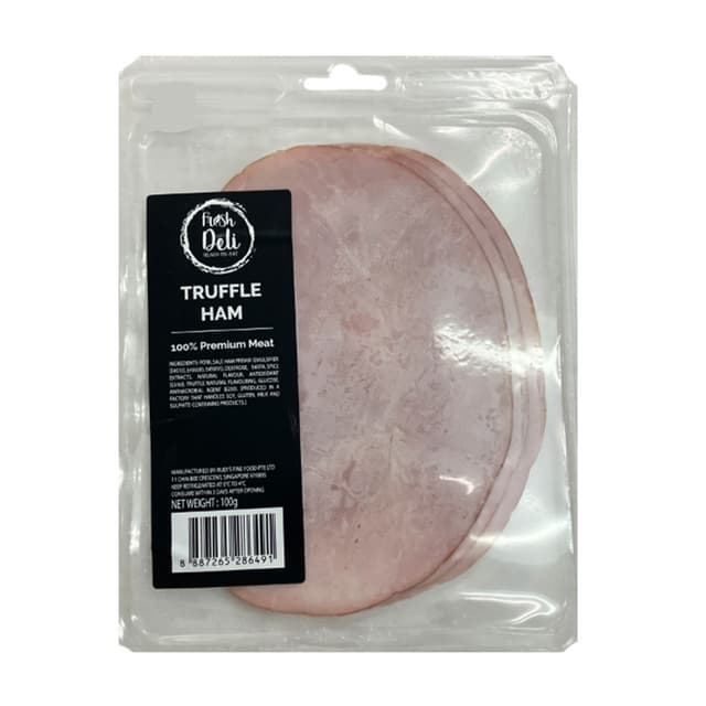Fresh Deli  Truffle Ham Sliced 100g
