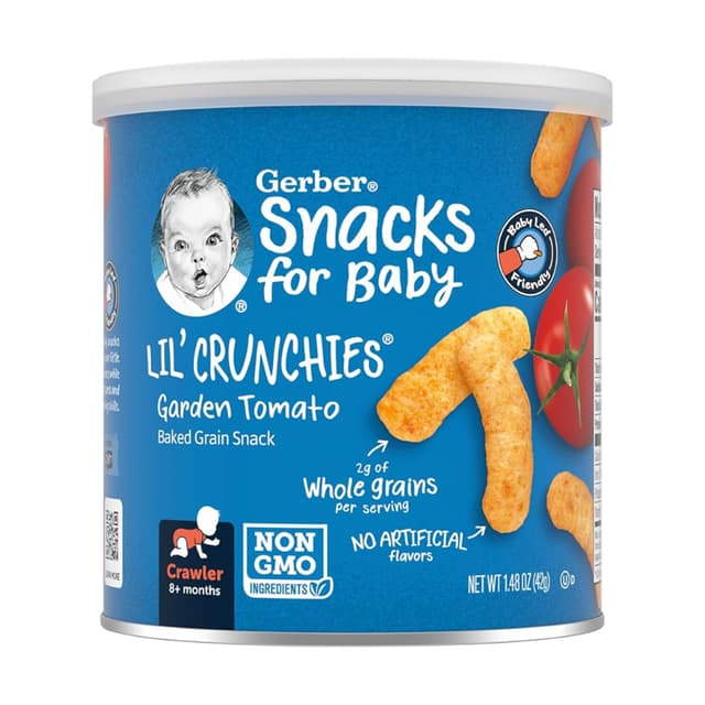 Gerber Lil Crunchies Garden Tomato 42g