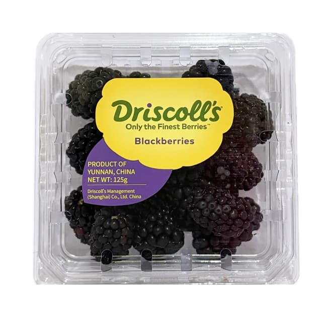 Driscoll's Blackberries China 125g