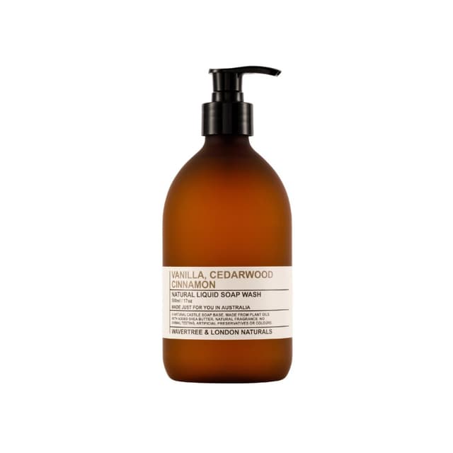 Wavertree & London Vanilla Cedarwood Cinnamon Liquid Soap 500ml