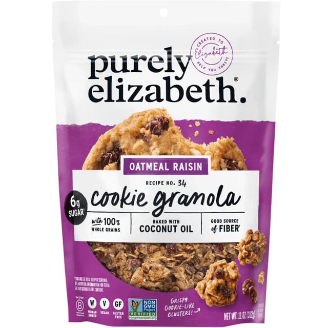 Purely Elizabeth Oat Raisin Cookie Granola 312g